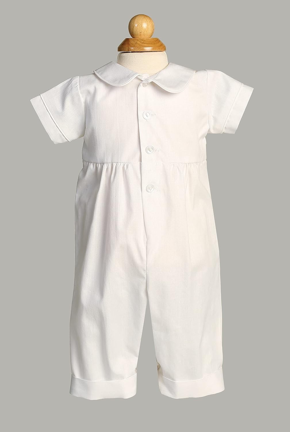 Pink Princess Made in USA - Baptismal Baby Boys' Christening Clothing - Blessing Baby Baptism Outfit Boy Romper, Ropa Bautizo