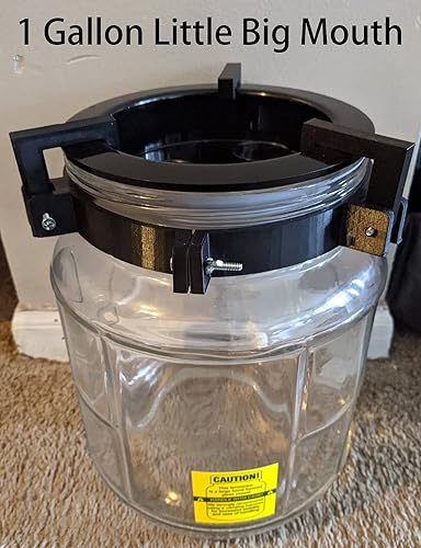 Miniatura 6 de Soporte de tapa de burbujas de boca grande (versión de carbón brillante)  Soporte para tapa de burbujas Bigmouth  Bloqueo de burbujeador  Clip de