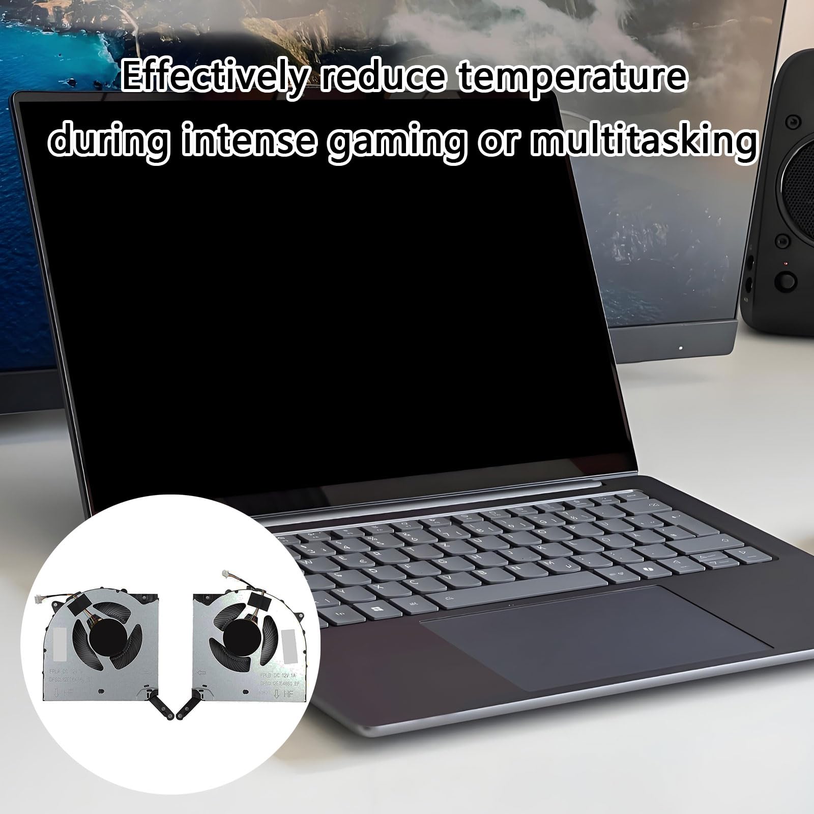 CPU GPU Cooling Fan Heatsink Laptop Graphics Card Cooling Fan for 5 Laptop Notebook Replacement Accessories