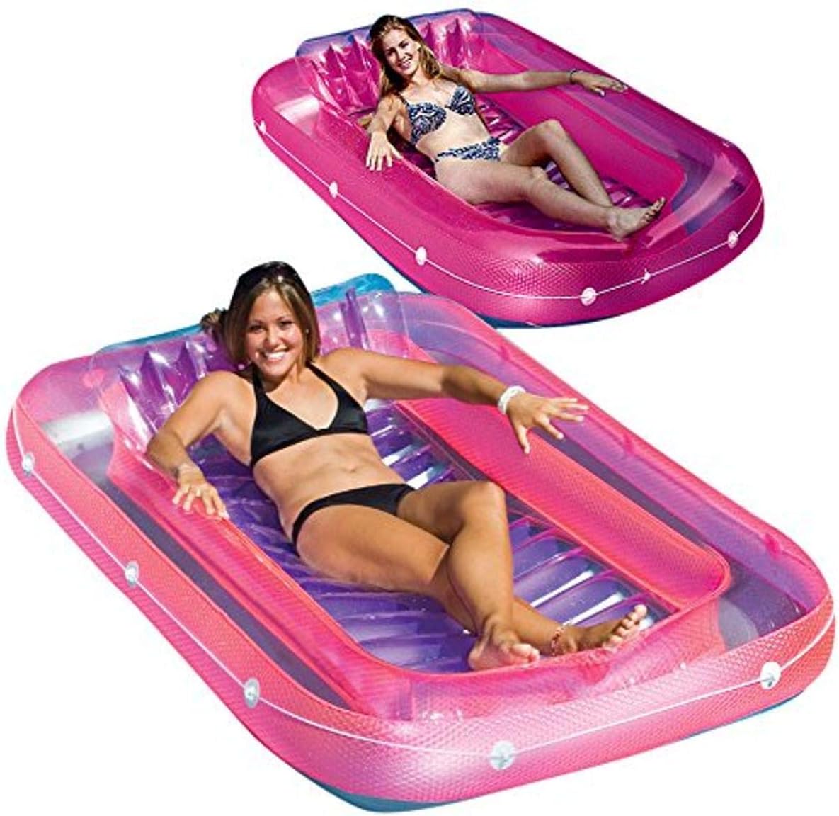Swimline Sun Tan Tub Swimming Pool Float, 2-Pack