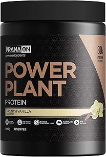 PranaOn Power Plant Protein - French Vanilla 500g, French Vanilla 0.66 kilograms