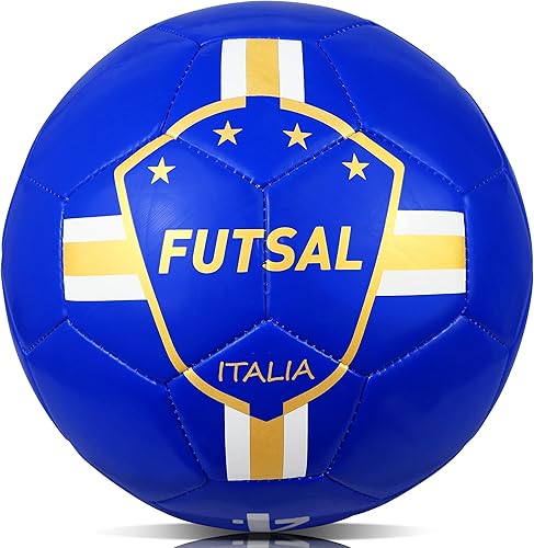 Miniatura 3 de Futsal Ball,Futsal Soccer Ball,Great for Indoor or Outdoor,Low Bounce Size 4 for Training,Playing,Games