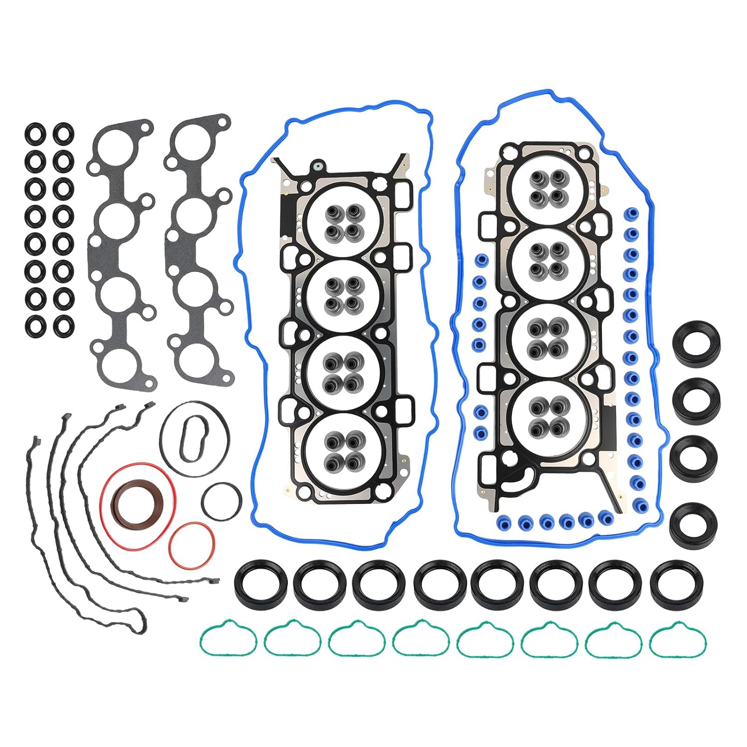 HGS4231 Cylinder Head and Valve Cover Gasket Set Compatible with 2015-2017 Ford F-150, Mustang 5.0L V8 Replace HS55134 VS50902R