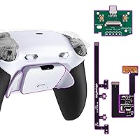 Vista 12 de eXtremeRate RISE Plus MAX Back Paddles Kit with Clicky Trigger Stops & Rubberized Grip for PS5 Controller BDM-030 040 050, Remappable Back Buttons