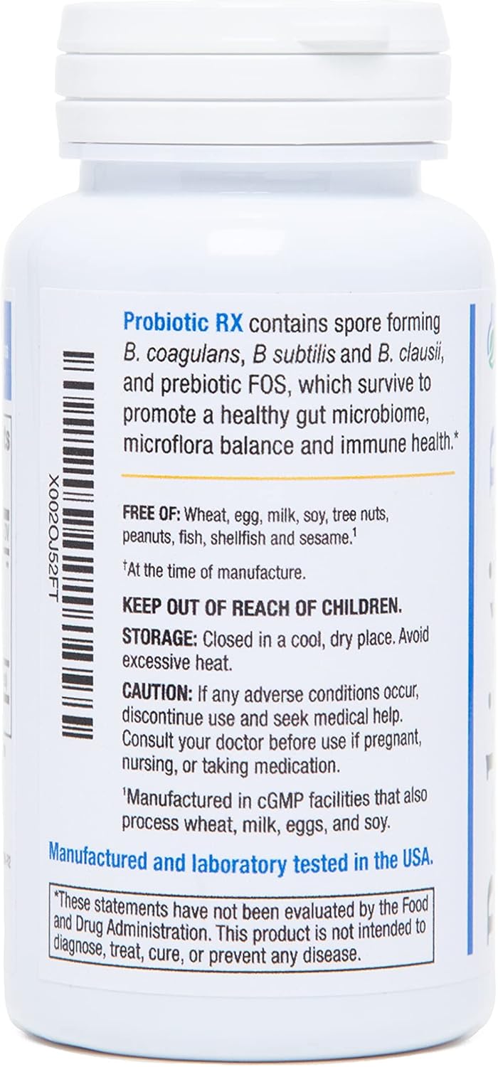 Probiotic Rx: 5 Billion CFU – Probiotic + Prebiotic - Spore-Based – 60-Day Supply - SBO - Supports Immune & Gut Health - Soil-Based Organisms - No Refrigeration Required - Image 3