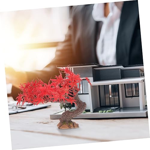 Miniatura 2 de ORFOFE Micro plantas de paisaje, decoración de mesa japonesa, flores de cementerio, jarrones de cerámica para decoración del hogar, árbol de arce