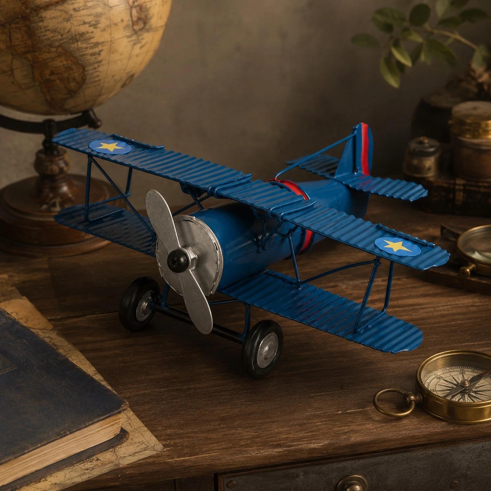 Amazon.com: LOGOFUN Vintage Airplane Decor Metal Iron Aircraft