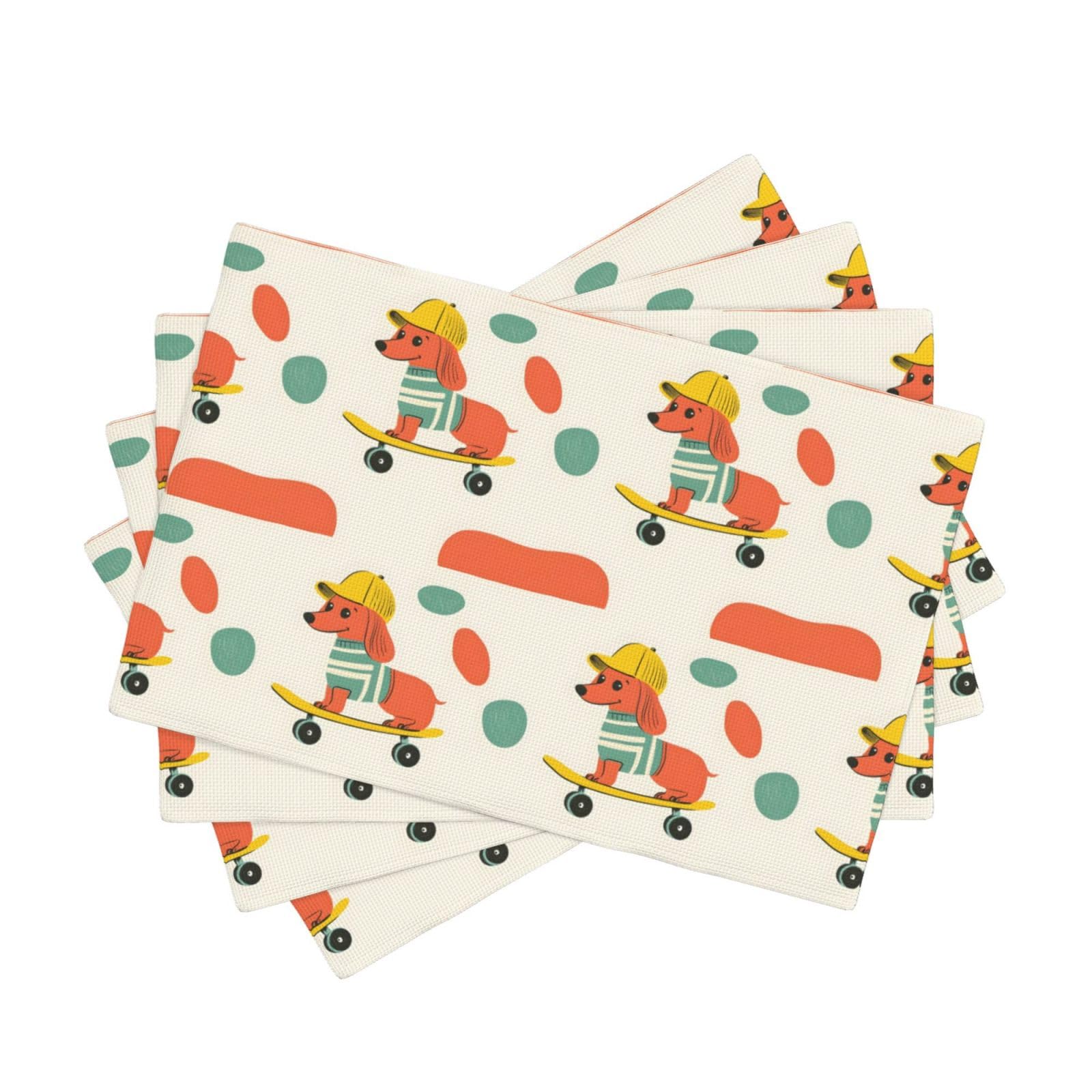 Set de table motif chien de fête parfait pour décorer vos repas animés