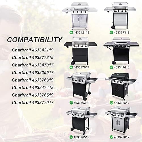 Miniatura 2 de Adviace Piezas de repuesto para Charbroil 463347017 463342119 463335517 463377319 463376017 463347418 463349917 463376217 463376519 4633 76319