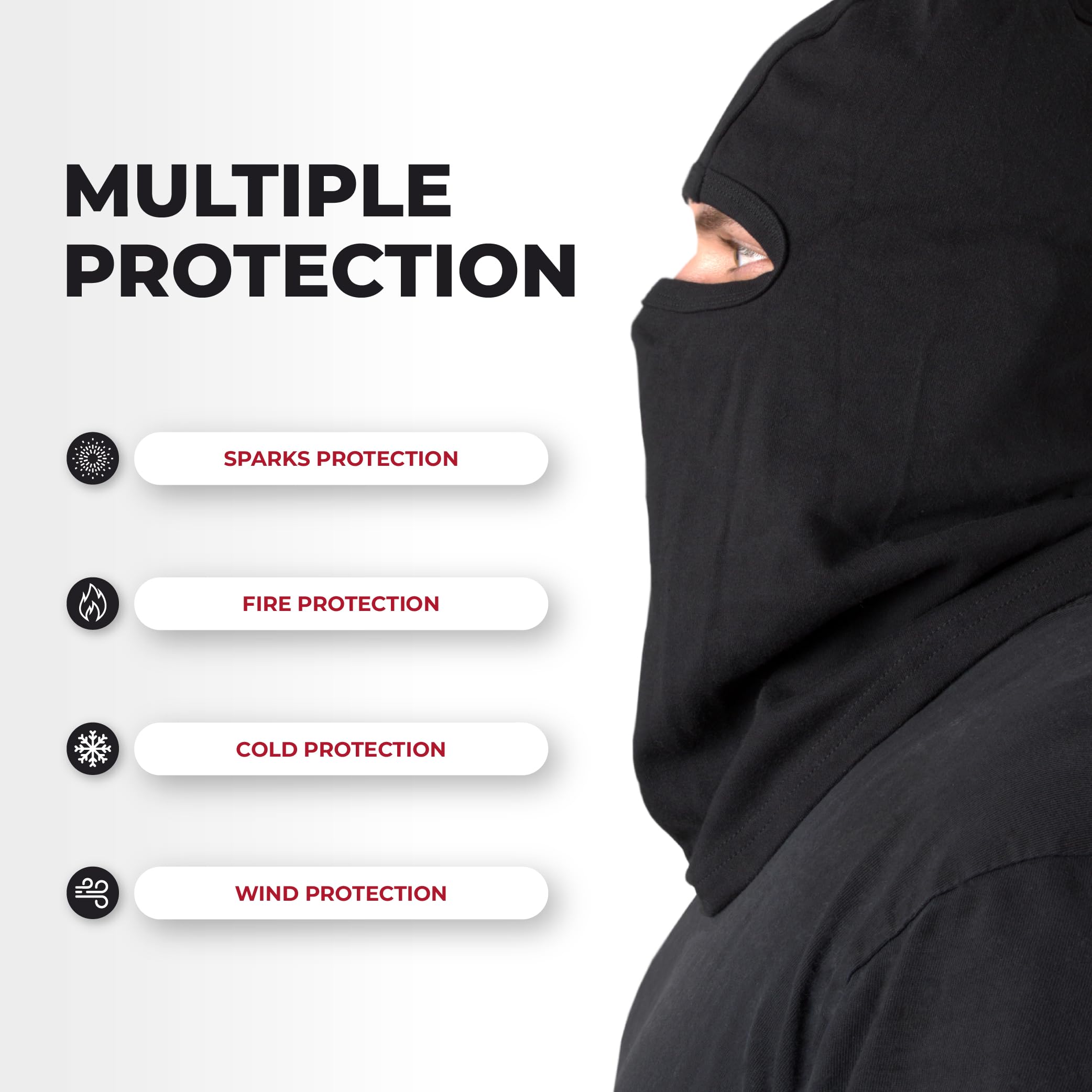 TEXFIRE Balaclava Ignífuga CE EPI Cat II Antiestática