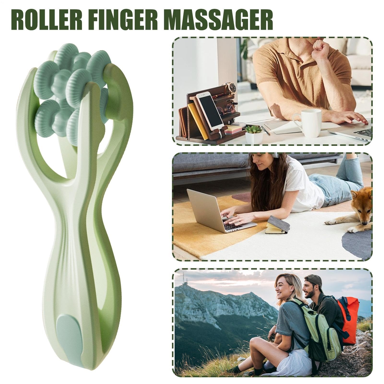 14 X 3,6 X 3,6 Cm Rollmassagegerät Silikon Finger Massagegerät Fingermassagerolle Handmassagegerät Finger Massage Massagegerät Roller Druckpunktmassagegerät Zur Linderung Von Fingerschmerzen