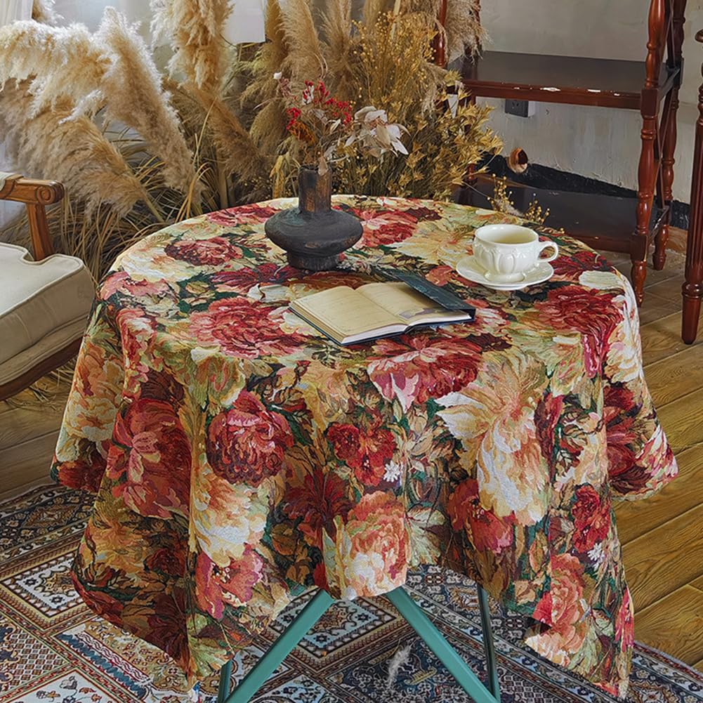Żakardowy materiał z poliestru i bawełny, 300 x 150 cm, towar sprzedawany na metry, materiał dekoracyjny do szycia, kwiatowy wzór, materiał tapicerski do DIY, na sofę, zasłony, poduszki