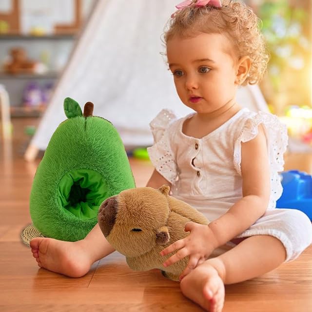 Foto 7 de 8 de Honhoha Peluche de Carpincho,Juguete de Peluche de Carpincho