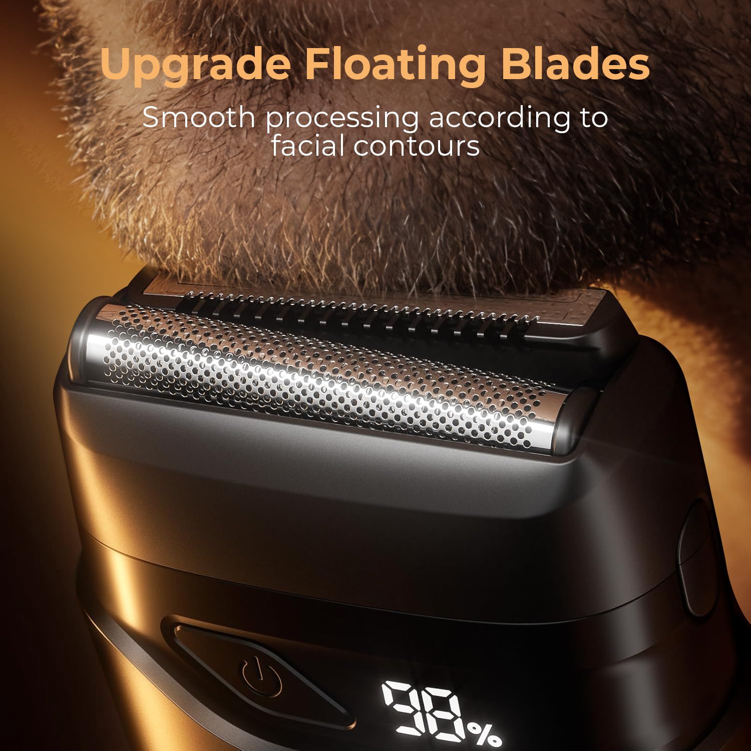 Mbzoey Electric Foil Shavers for Men: IPX7 Waterproof - Magnetic Cover