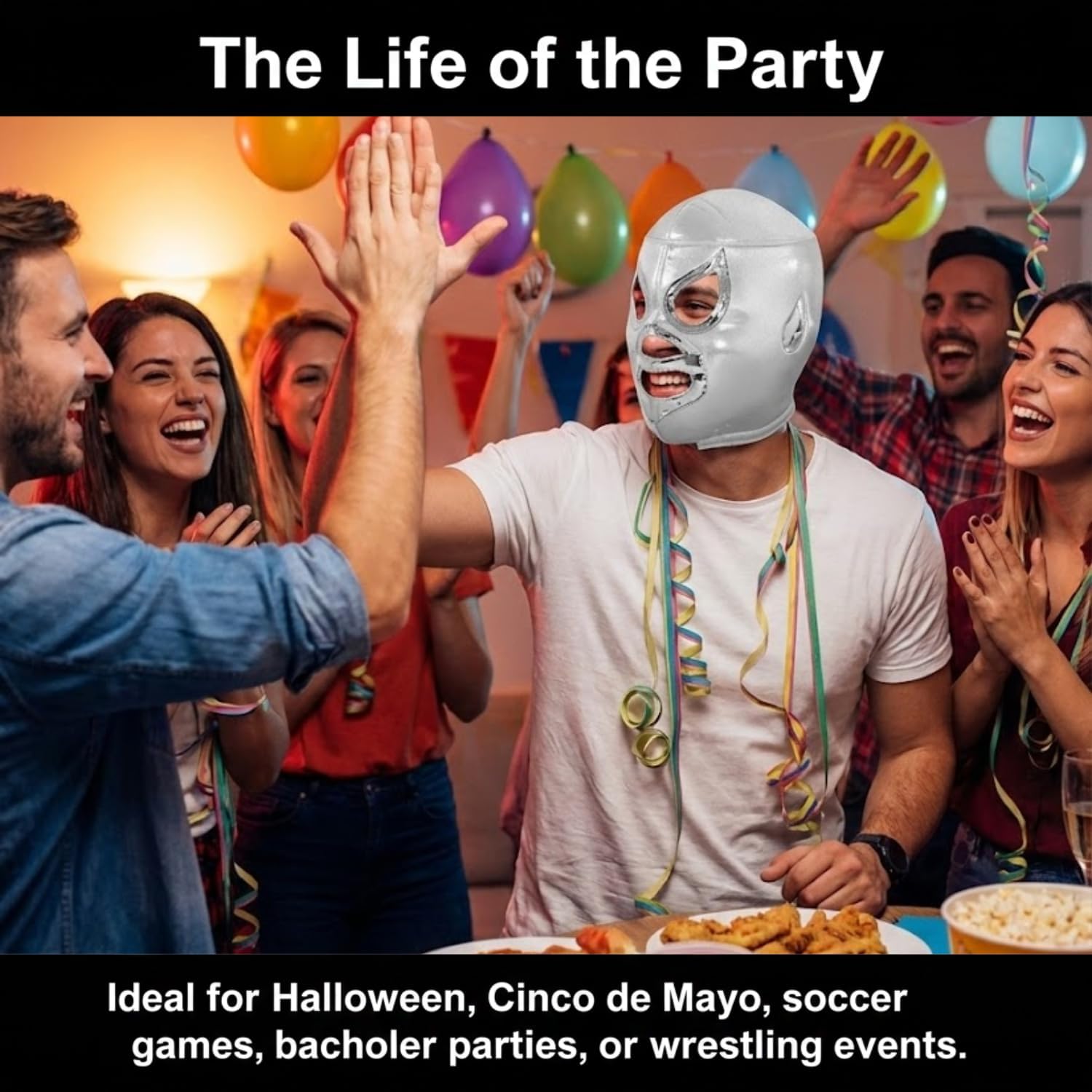 Artisans Bazaar Mexican Custume Wear Masks Luchador Mexicano Wrestling Masks Foamy Material for Men & Women Lucha Libre Adult
