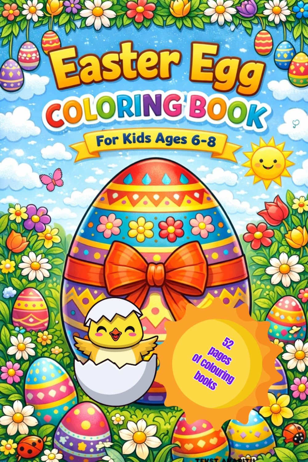 Easter egg-coloring book