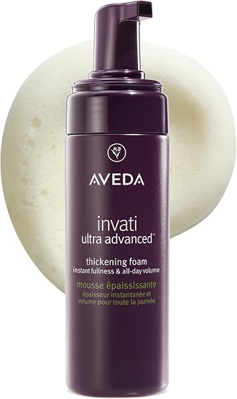 Aveda Invati Ultra Advanced Thickening Foam | Hair Styling Mousse for Thin & Thinning Hair | Instantly Thickens | Flexible Hold