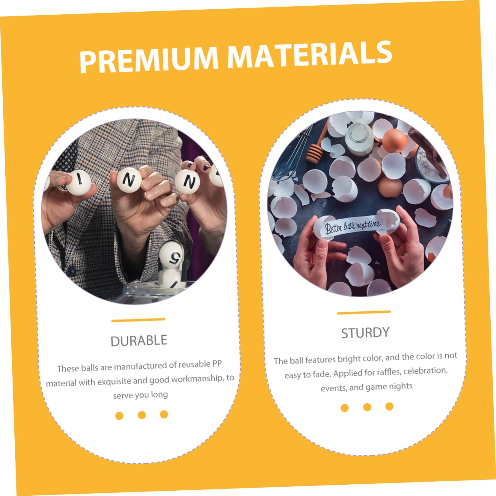 SUPVOX 3 Sets Numbered Raffle Balls Entertainment Balls for Party Games Bright Colorful for Home Fun