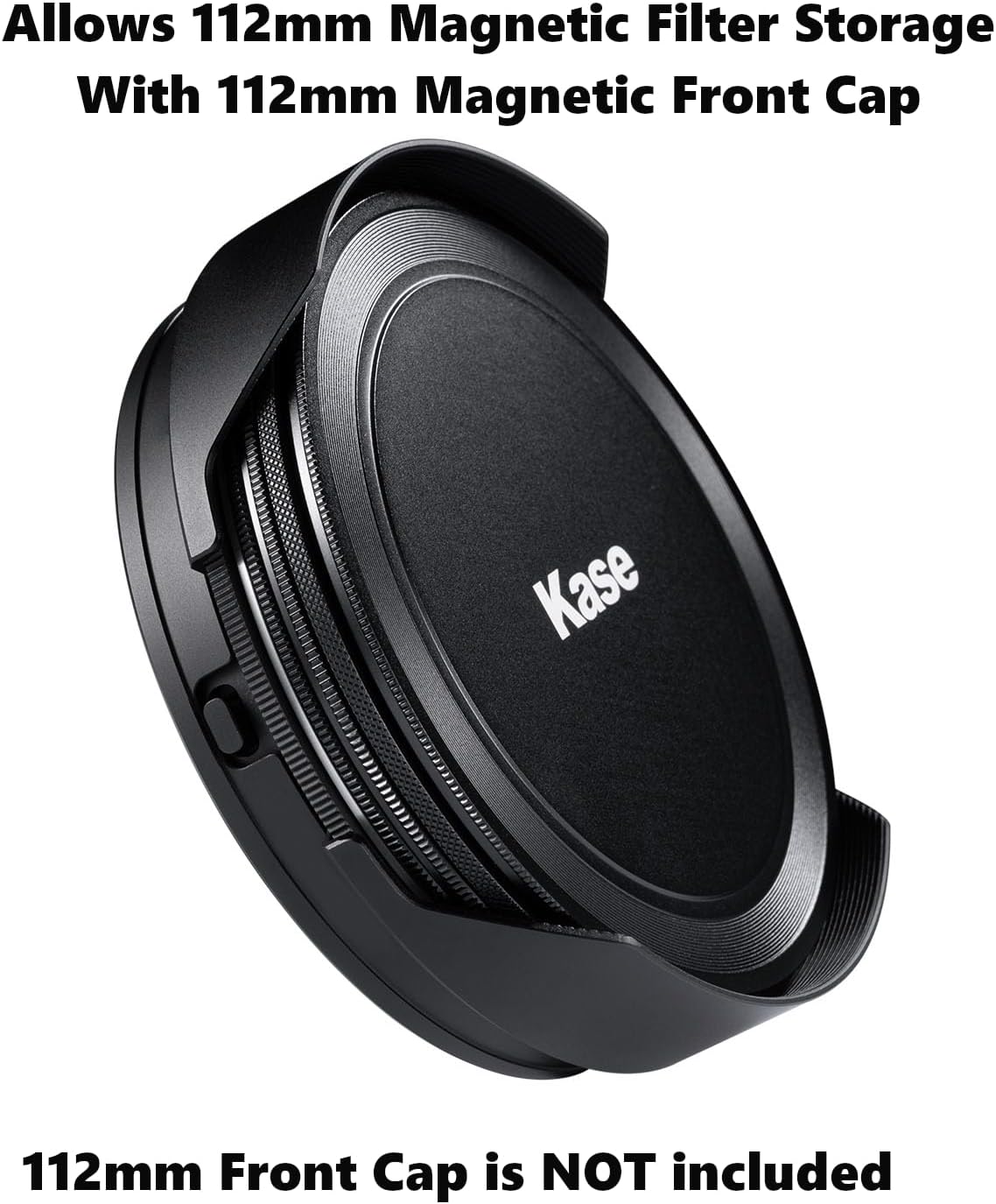 Kase Revolution Magnetic Metal Hood Compatible with Nikon Z 14mm to 24mm F2.8 S Lens Inc Back Cap for 112mm Filter Storage