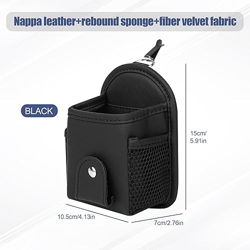 Miniatura 6 de JEYODA Bolsa de almacenamiento de salida de aire para automóvil, bolsillo para tablero de instrumentos para teléfono, tarjetas de dinero, bolsa de