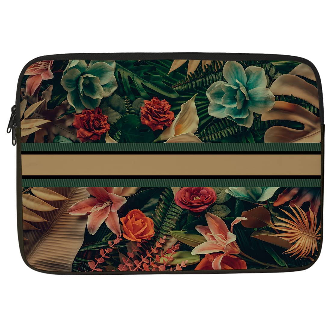 Crazyify Blossoms Printed Laptop Sleeve/Laptop Case Cover/Laptop Bag 14 inch with Shockproof & Waterproof Linen On All Inner Sides | MacBook Pro/Laptop Sleeve for Men & Women (B0C594787N) Amazon Price History, Amazon Price Tracker