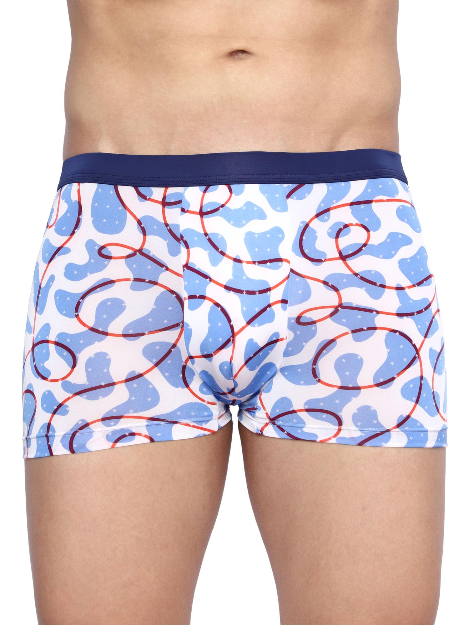 Underwear for Men's Fabric Nylon Floral Printed and Comfortable Trunks (Pack of 1)-picture-10