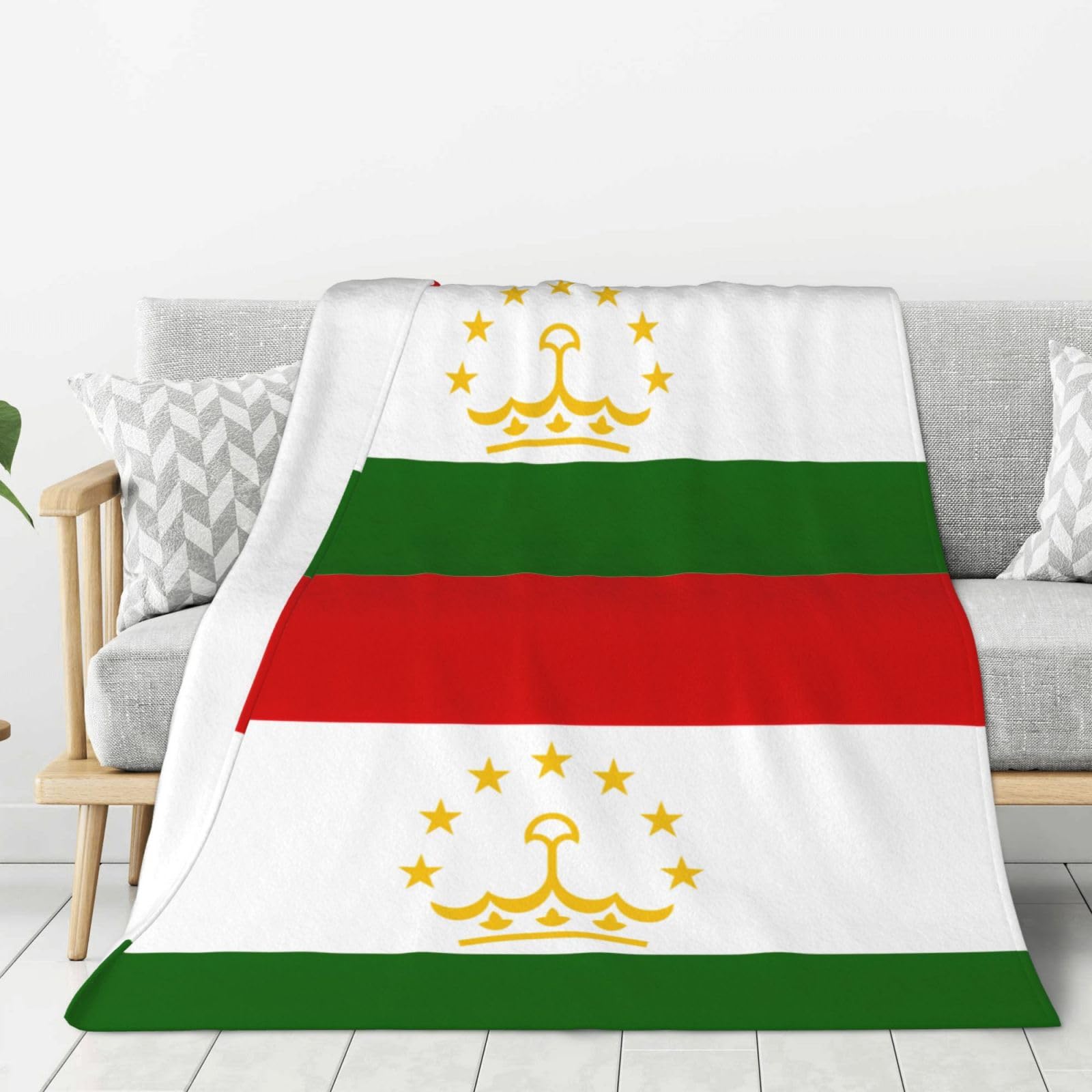 Plaid Tadjikistan couverture chaude en flanelle super douce pour lit