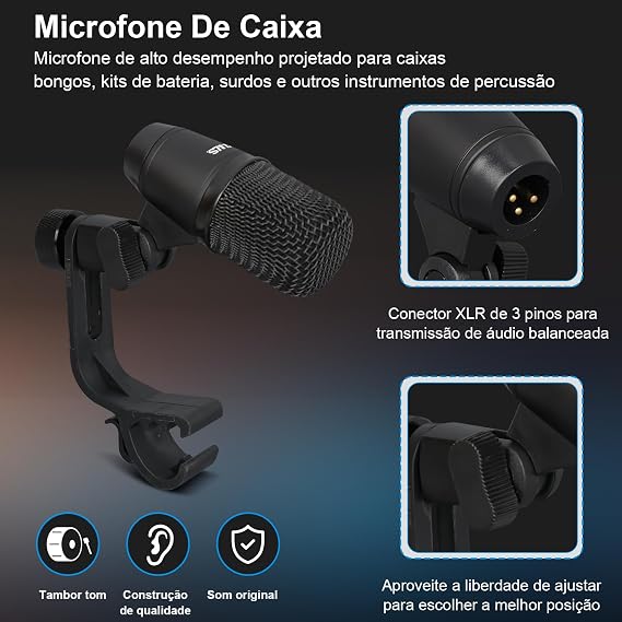 Instrument Condenser Microphones, K9 Cardiod Condenser Microphone Set