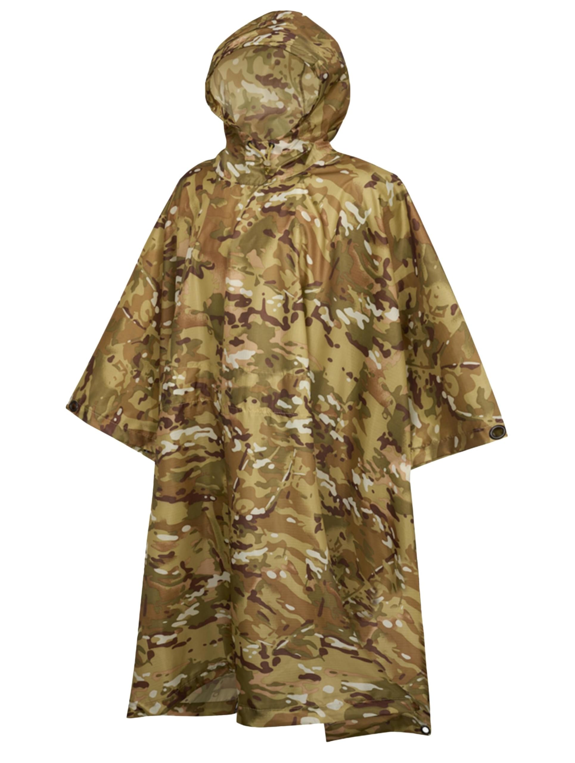 Brandit Mężczyźni Ripstop Ponche Ponczo, Tactical Camo