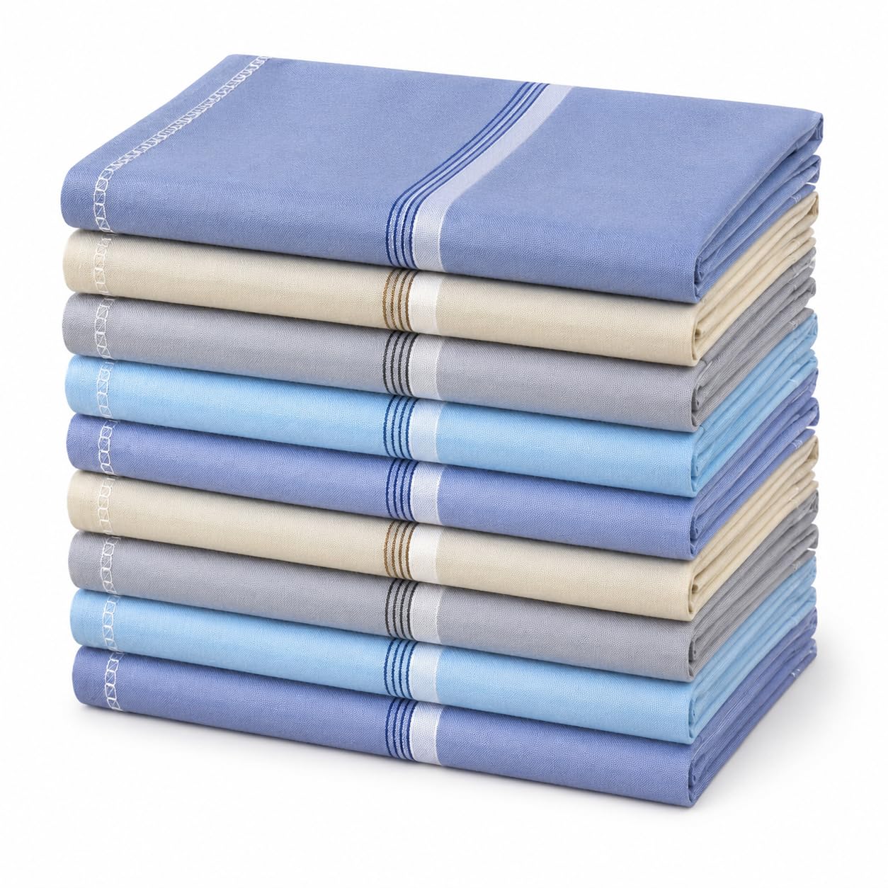 Handkerchief for Men Pack of 12 | Pure Cotton Soft Handkerchiefs-image-49