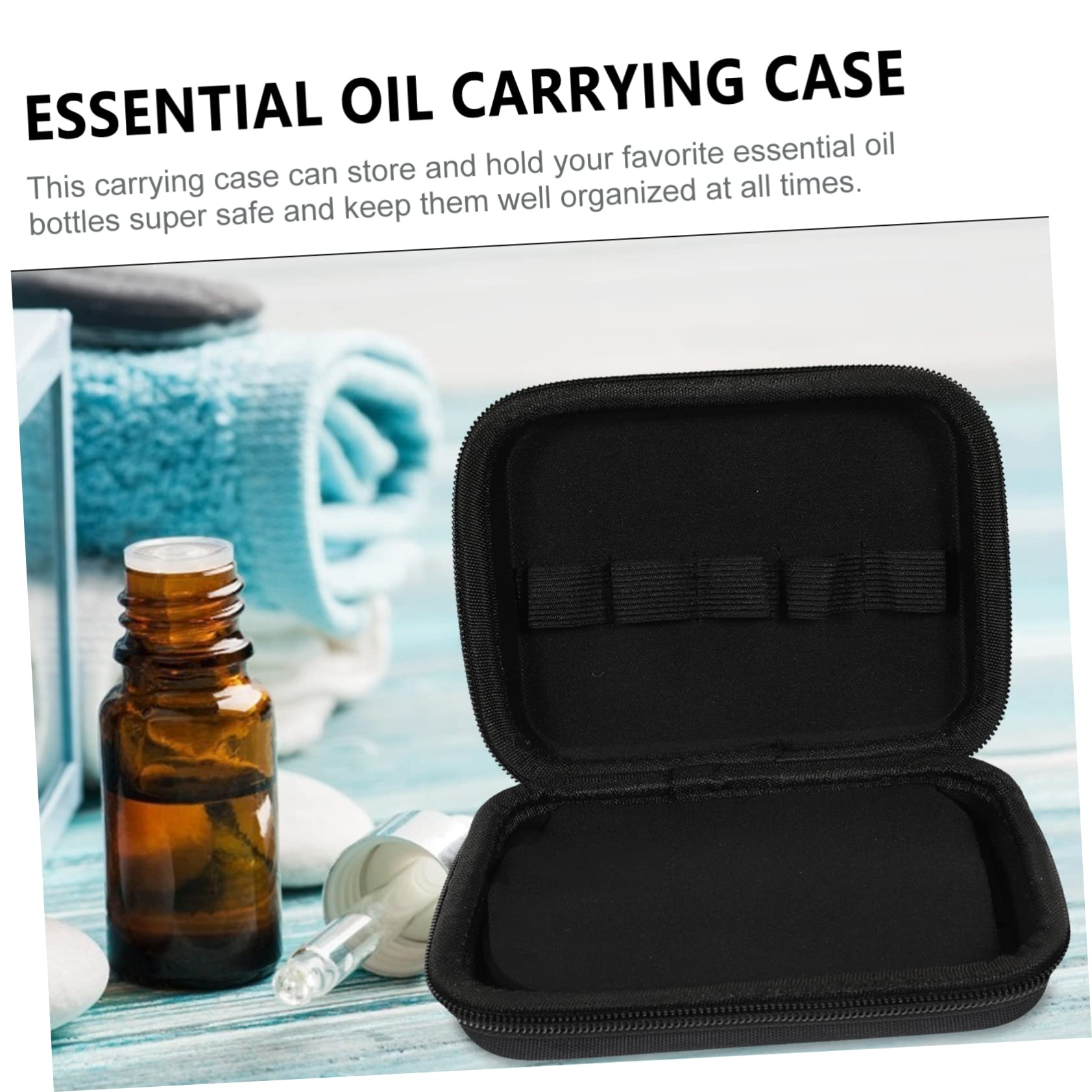 Healeved 3st Aufbewahrungsbox Für Ätherische Öle Beutelbehälter Für Ätherische Öle Reisetasche Für Ätherische Öle Roller Flaschenkasten Reise-Aufbewahrungstasche Rollflasche Eva