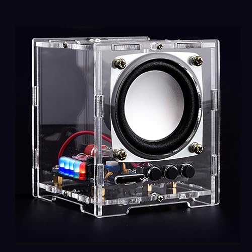 Altavoces de audio Altavoz de luz Entrada de audio múltiple Calidad de sonido HD Kit de proyecto para adultos Kit de práctica de soldadura