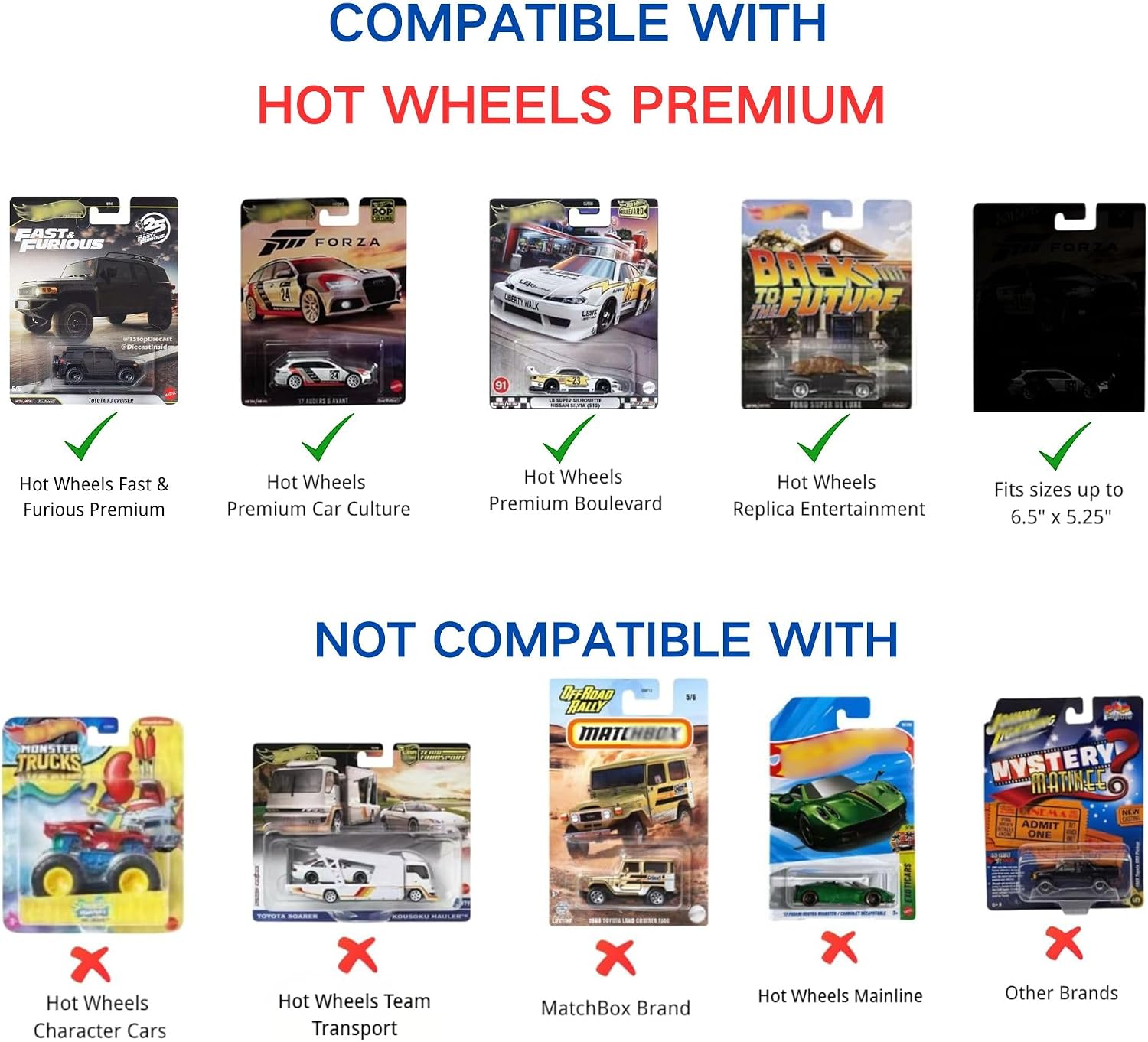 20Pack Protector Cases Compatible for Hot-Wheels Premium Series image 4