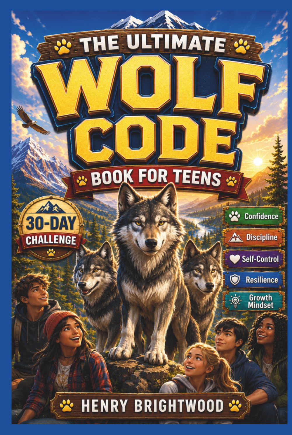 The Ultimate Wolf Code Book for Teens: Build Confidence, Discipline, Emotional Control, Resilience, and a Growth Mindset Through Powerful Stories, Real-Life Challenges, and Practical Life Lessons