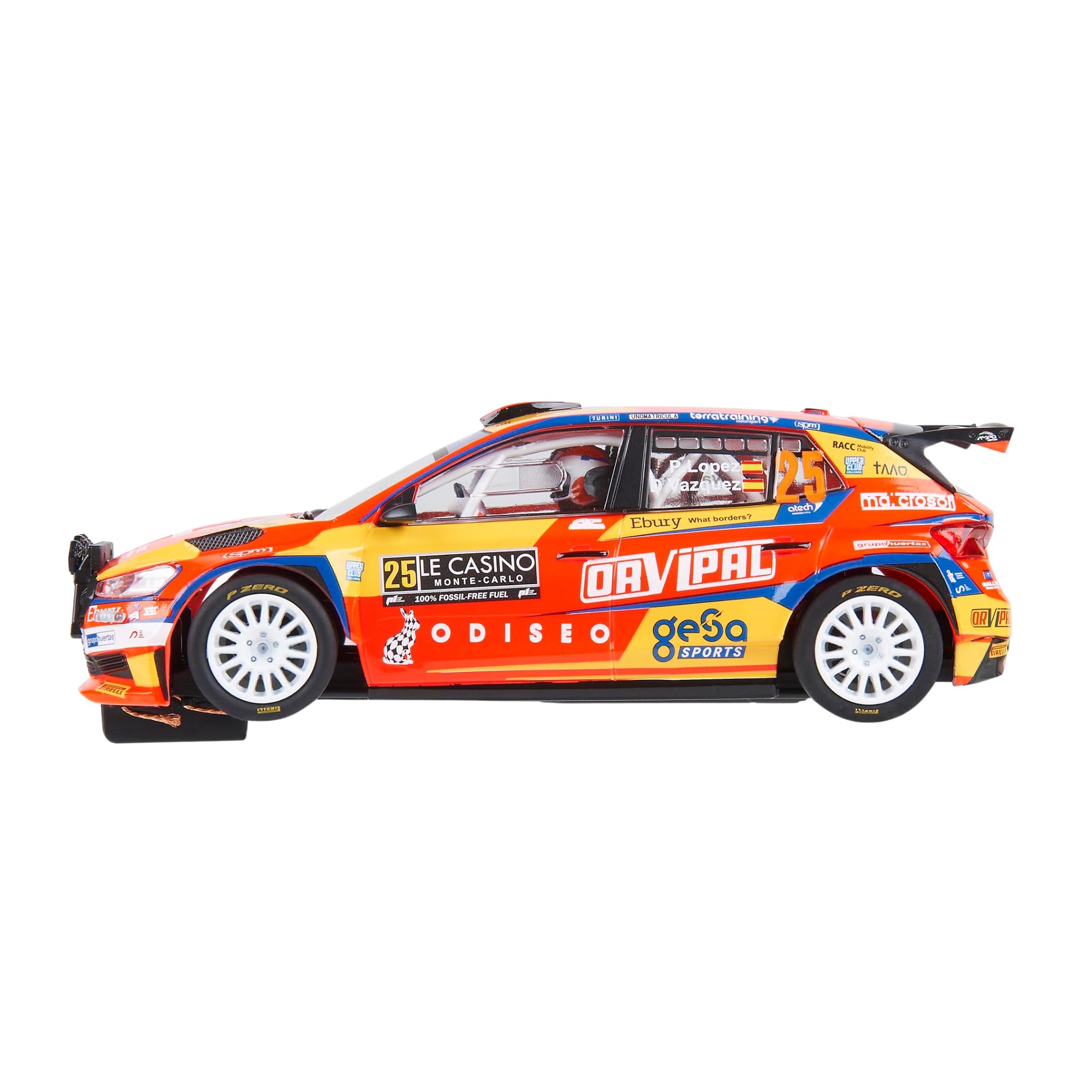 SCALEXTRIC - Vehículo de Carreras Classic - Coche Slot - Escala 1:32 (Skoda Fabia WRC2 - Pepe López) — view 2