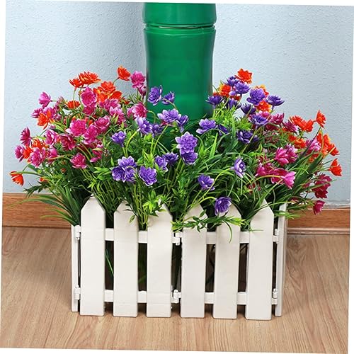 Miniatura 5 de 5 piezas de piel de bambú simulada cubierta de tuberías de anidación tubos de drenaje decoración simulación decoración plantas artificiales agua