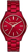 Michael Kors Slim Runway Women's Watch, Stainless Steel Bracelet Watch for Women