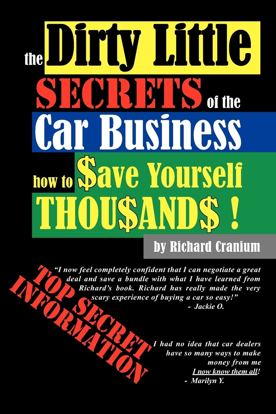 The Dirty Little Secrets of the Car Business: How to $ave Yourself Thousands