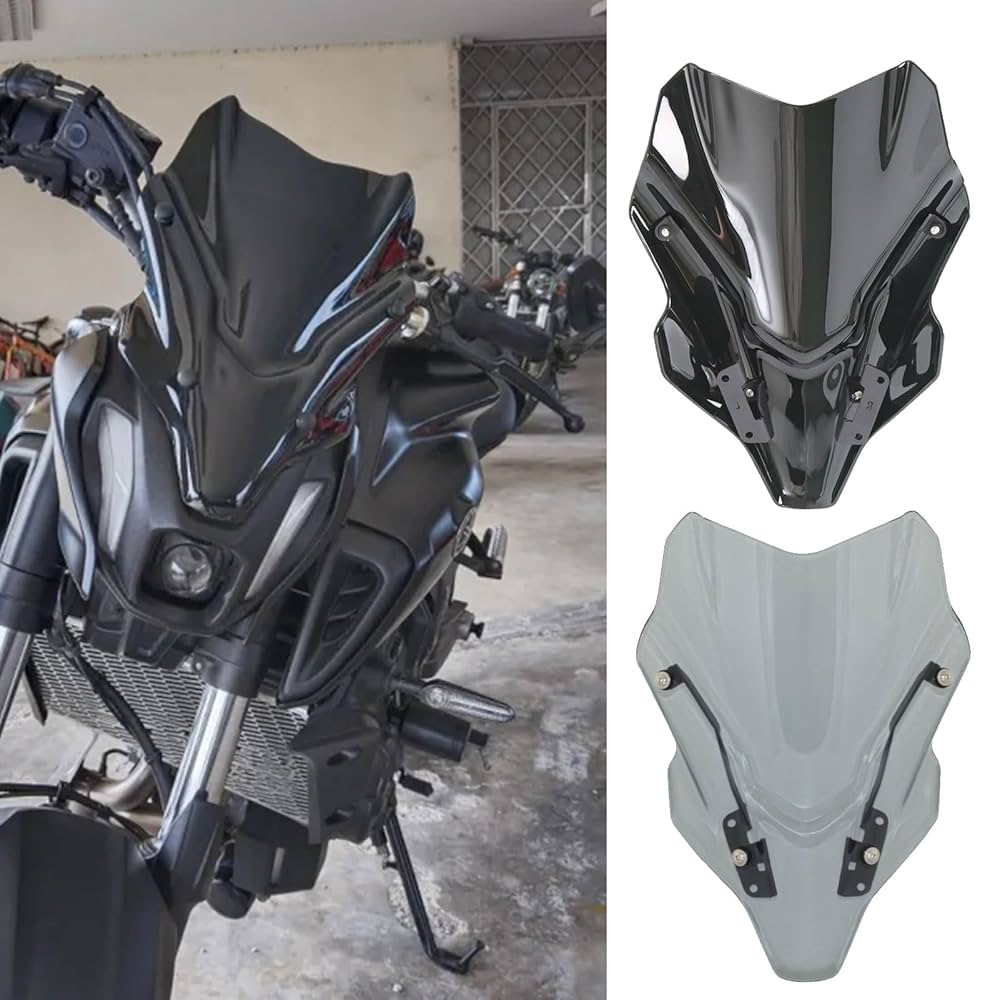 Midimttop Motorcycle WindScreen Windshield Windproof
