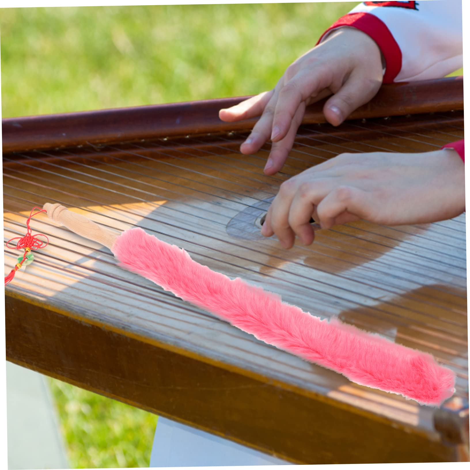 minkissy Guzheng - Juego de 4 cepillos de limpieza de cerámica para cepillos de, accesorios de limpieza, accesorios de limpieza, herramienta de limpieza, instrumento musical, madera, no se