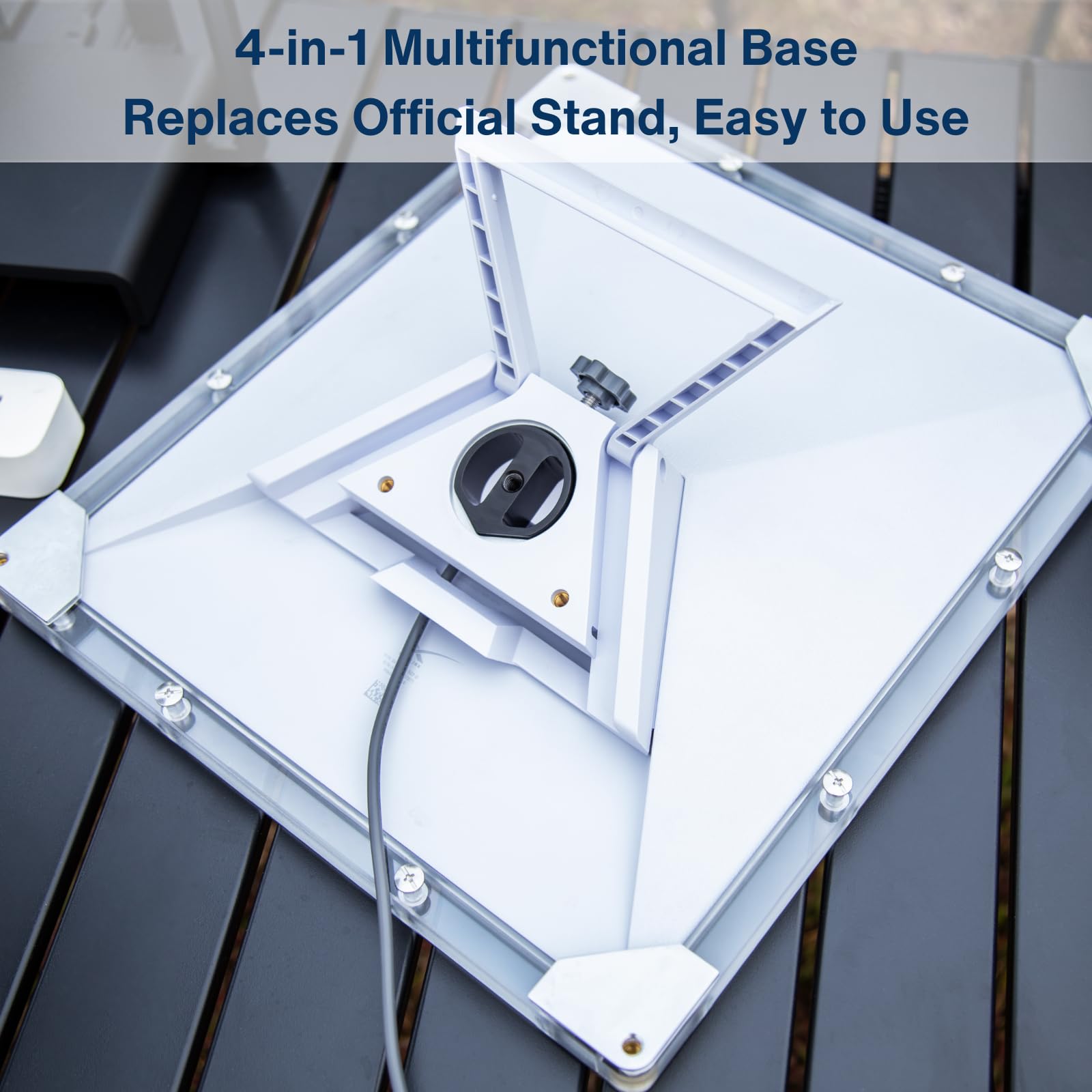 Steinwhale Multi-Functional Pipe Adapter Mount for Starlink Mini 4 Mounting Options, Angled Support, Magnetic - Image 2
