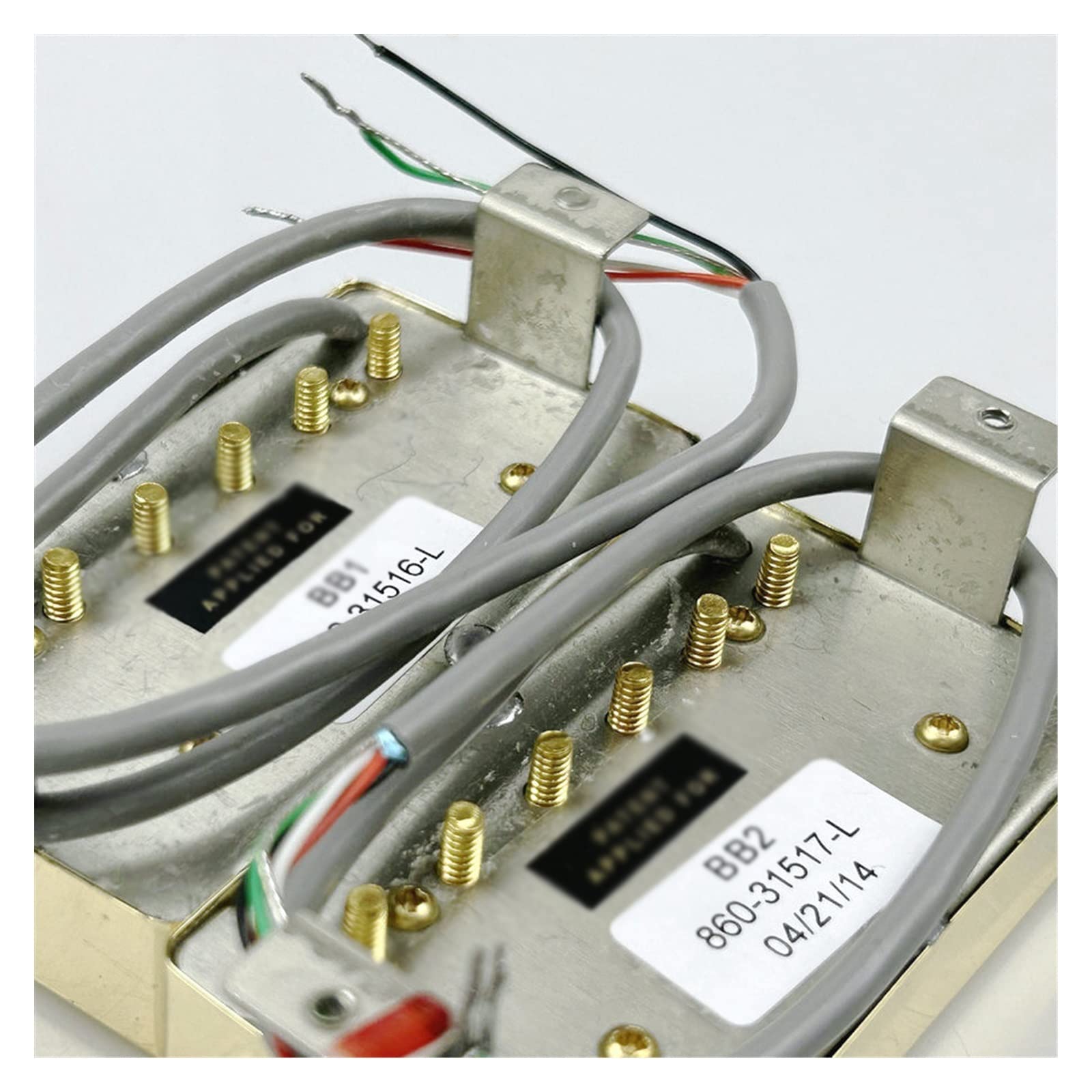 Przetworniki Gitarowe Alnico V Humbucker Pickup 4C Zestaw Do Gitary Elektrycznej For Gibson Gitary Elektrycznej Części Zamienne (Color : 01)