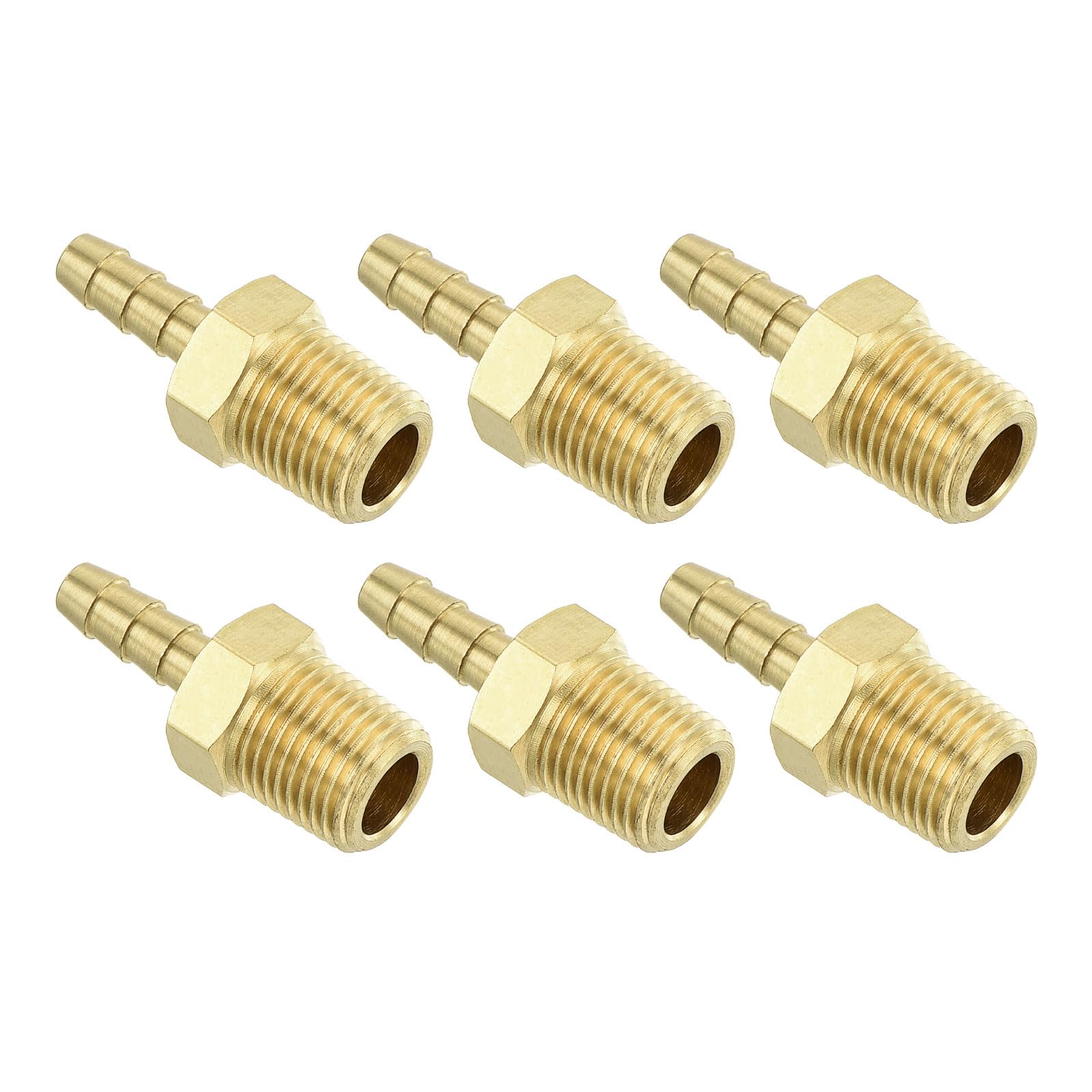 QUARKZMAN Raccordo A Gomito In Ottone 10mm X 3/8 PT Maschio, 90°, 2 Pezzi, Per Tubi Flessibili E Giardino - Tono Oro
