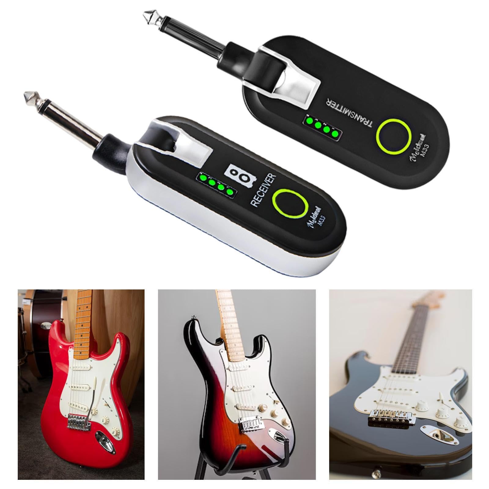 Amagogo Adaptateur sans fil pour émetteur et récepteur de guitare Système d'adaptateur sans fil Pièce pour instrument de musique