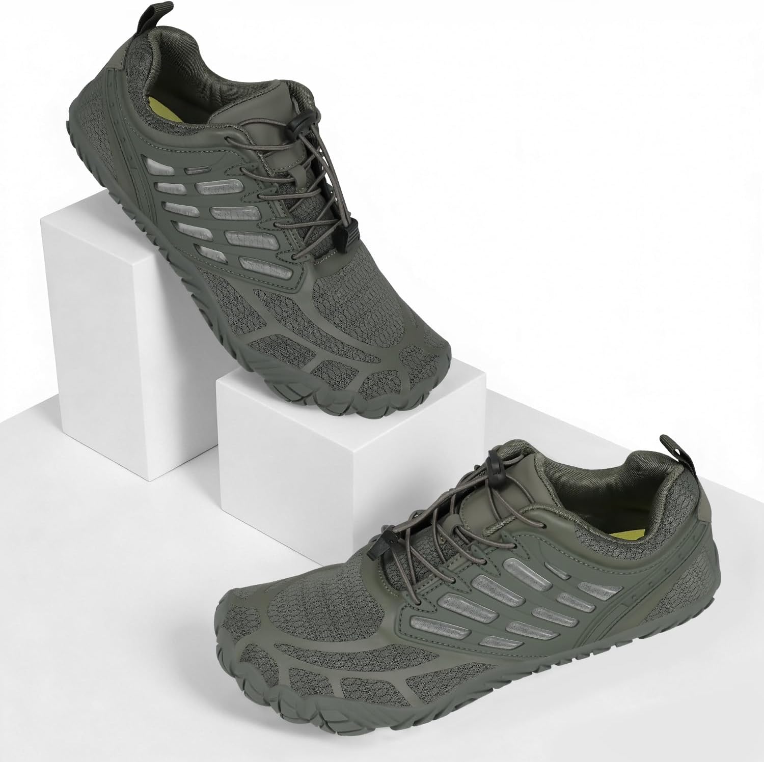 Barefoot Shoes Men Wide Toe Box Zero Drop Minimalist Shoes for Workout Cross-Trainer Walking Hiking Water Weightlifting Grounded Footwear