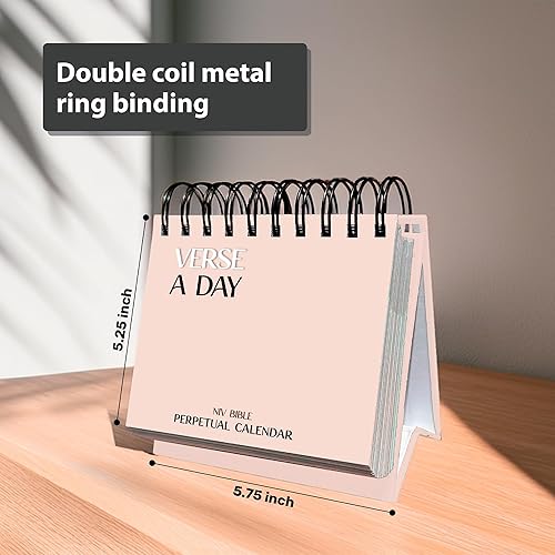 Miniatura 2 de Calendario perpetuo Verse A Day  Disfrútalo año tras año, 365 versículos cristianos de la Biblia de la NVI para inspirar tu devocional diario,