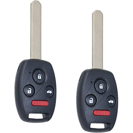 Key Fob For 2003-2007 Honda Accord Keyless Entry Remote Control Head Key Replacement 35118-SDA-A11