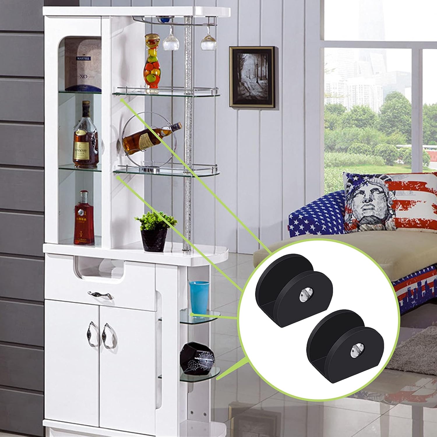 Pince à Verre, 4 Pièces De Support D’Étagère En Verre Support Tablette Verre Noir, Fixation Tablette Verre Réglable, Demi-Rondes, En Alliage D'Aluminium, Pour Verre De 6 à 8 Mm D'Épaisseur, 13 Pince à Verre, 4 Pièces De Support D’Étagère En Verre Support Tablette Verre Noir, Fixation Tablette Verre Réglable, Demi-Rondes, En Alliage D'Aluminium, Pour Verre De 6 à 8 Mm D'Épaisseur, -Pro Outils Soldes Magasin AAHKMJXYDAFdJAOAIMEbOAchlkWZ0oakZn uVZ0mPidMNbILvCvspZ4oG3fPgIqc1P3EOzO2xHNbhK4adNOdUGDRuCIQd ynIz30eeeVz6CLhA==