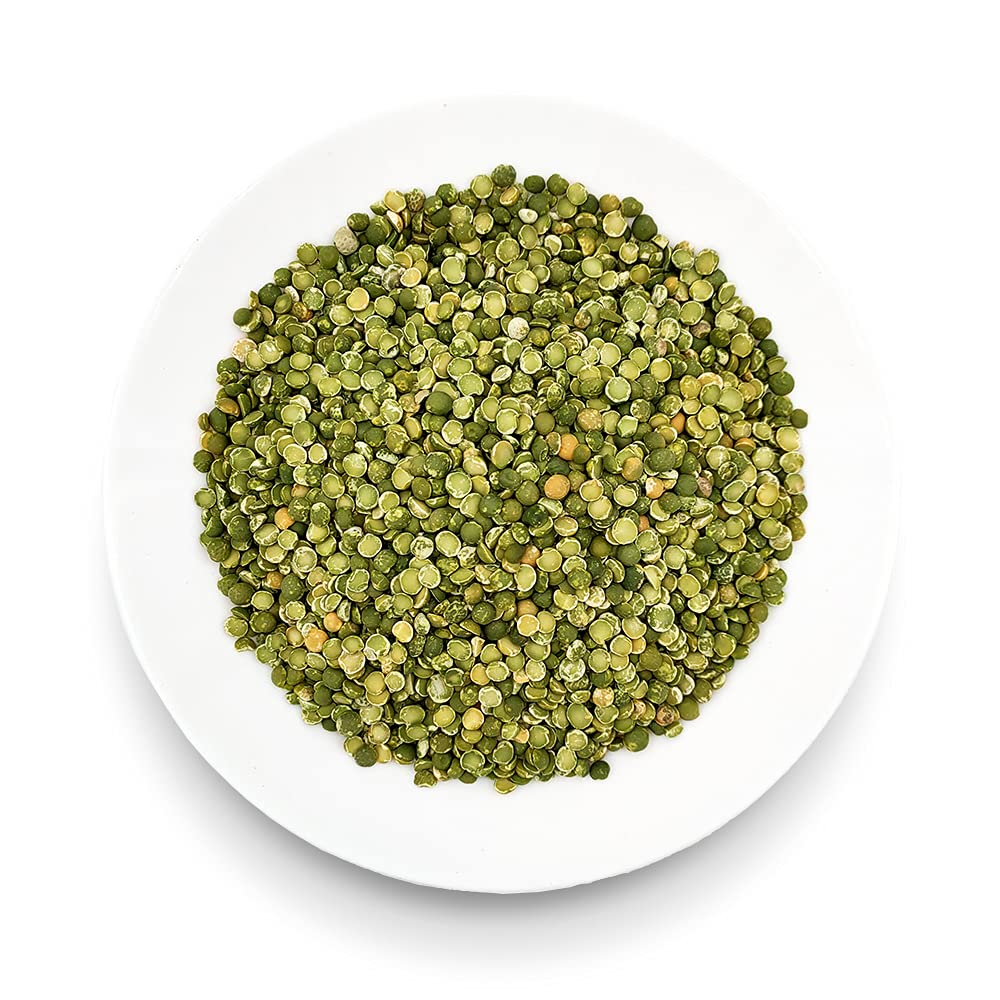 Oltresole, Pois verts fendus biologiques 1 kg, Légumineuses sèches décortiquées et fendues biologiques, pas de trempage nécessaire, source de protéines, idéal pour les soupes, Ideal Family Pack