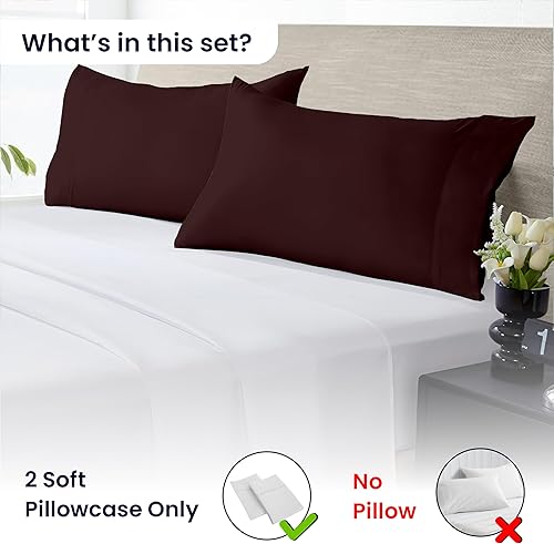 Vista 62 de SGI Bedding 600 hilos 100% algodón egipcio fundas de cojín y funda de almohada 01-Blanco